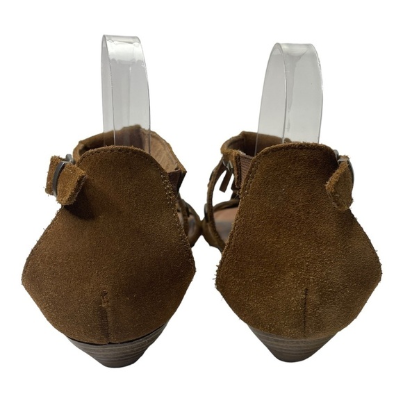 Minnetonka Women’s Brown Suede Fringe Boho Sandals - Picture 5 of 9
